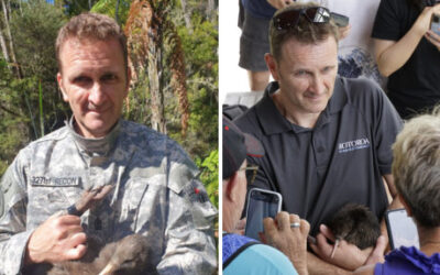 Volunteer spotlight: The cop who’s helping to save the kiwi