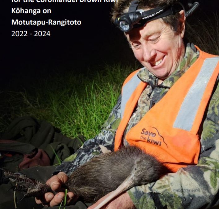 Population Surveys for the Coromandel Brown Kiwi Kōhanga on Motutapu-Rangitoto 2022 – 2024