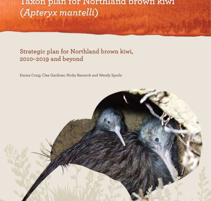 Taxon plan for Northland brown kiwi (Apteryx mantelli)