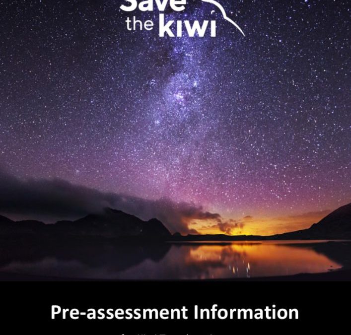 Pre-assessment information for kiwi translocations