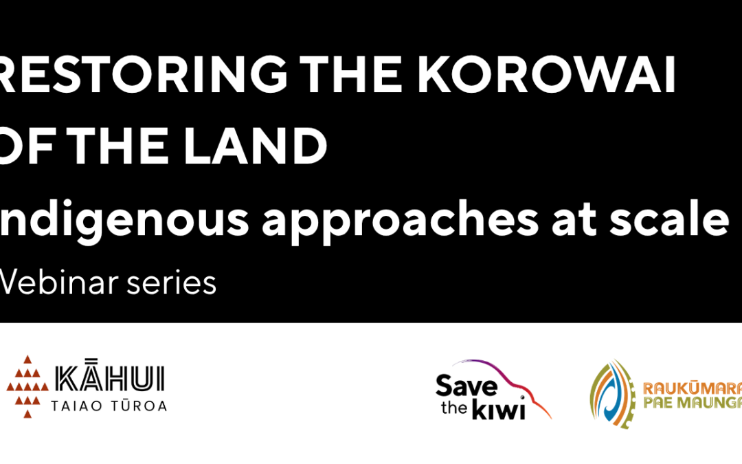 Kāhui Taiao Tūroa Webinar Series 2026